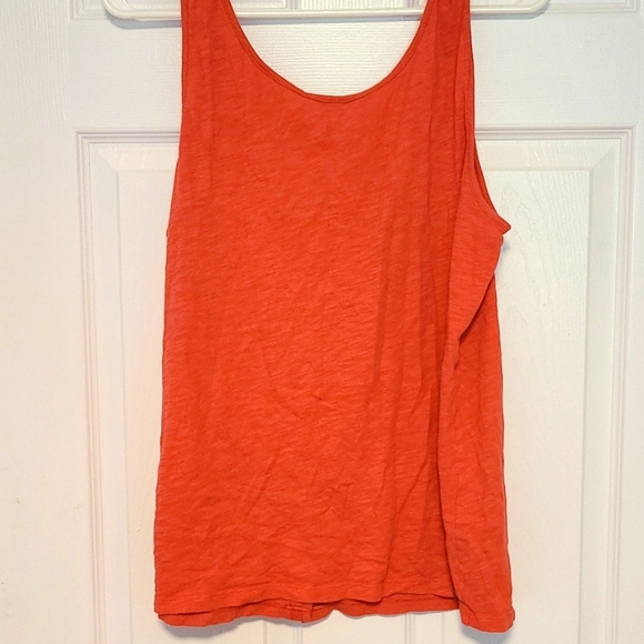 Old Navy Coral Button Up Tank XL - Picture 2 of 3